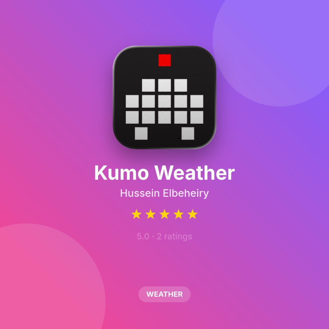 HusseinElbehary's tweet photo. Shipped an update and need something to share? Paste the App Store link into AppCard and it composes a marketing card from your listing's existing icon, screenshots, and ratings. First 10 signups get a free month.
https://t.co/5H7yWUBx62 https://t.co/kcHBsPBoT3