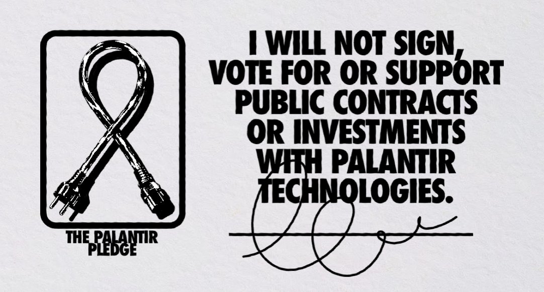 davidrkadler's tweet photo. Good morning. Tomorrow kicks off the first global week of action against Palantir, when unions, parties, and movements across the world will unite behind a common pledge: Keep Palantir out of our public institutions, and out of our public life. 

Join us 👇 https://t.co/k7mt3sTQFr