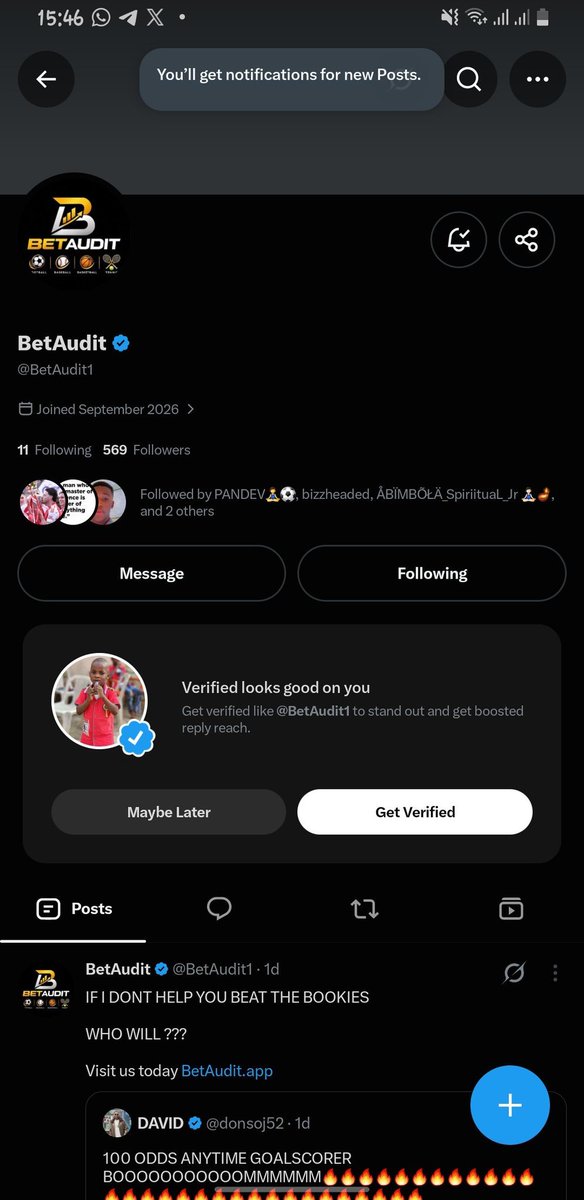 donbestj's tweet photo. @donsoj52 @BetAudit1 @Tiimmytune @kuh_lid Active ✅ 
9074459558 OPAy James ihendu Amos 🙏 https://t.co/FUIa2IBWfS