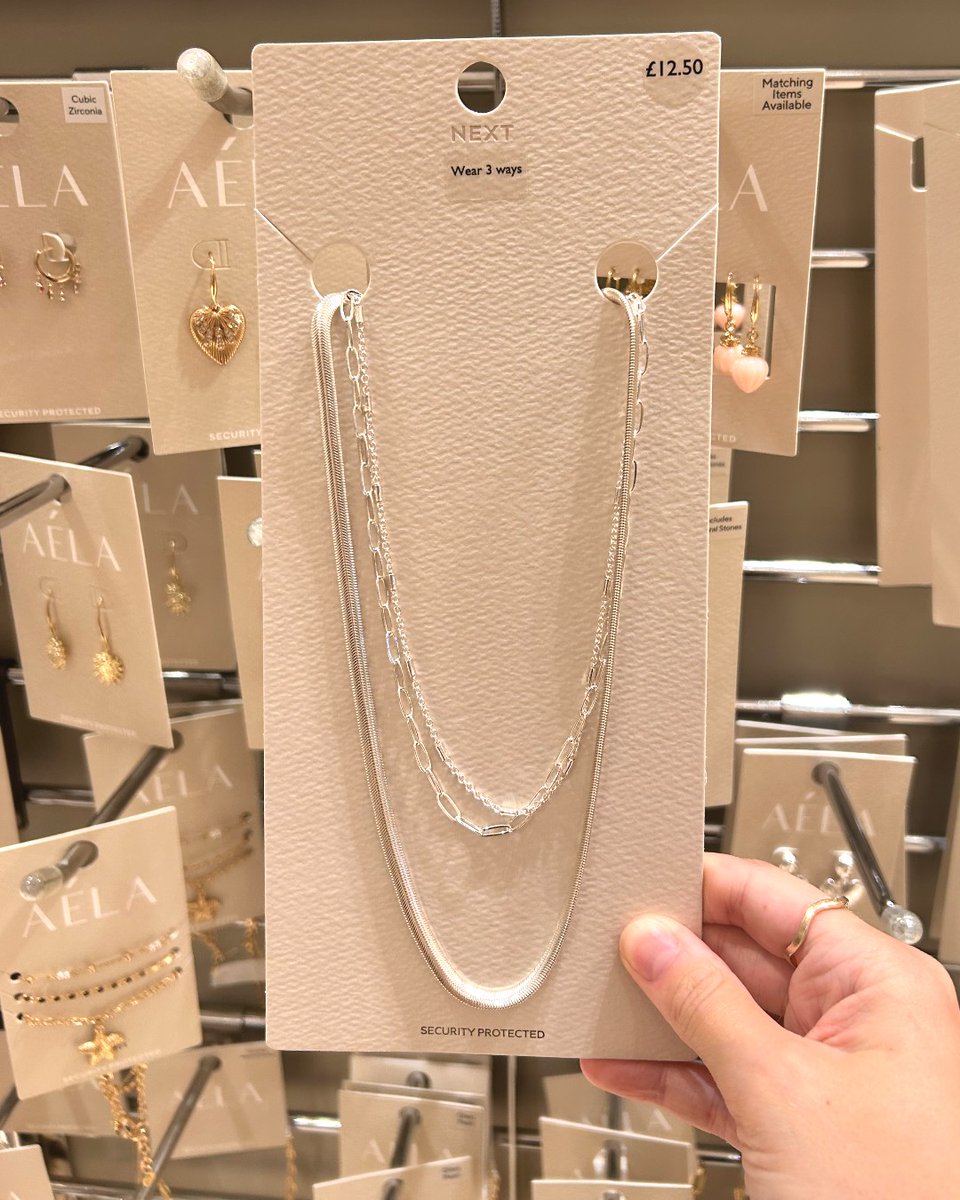 PyramidsSC's tweet photo. The perfect necklaces for every season. ✨

Whether you’re a gold or silver lover, @nextofficial has got you covered with pieces you’ll be reaching for all year round. https://t.co/SVYKgqu2qR