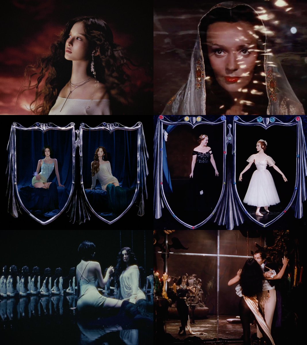 gumcats's tweet photo. nmixx “strange muse” trailer (2026) dir. park hyeongjun x the tales of hoffmann (1951) dir. michael powell &amp; emeric pressburger https://t.co/VsKeyU2M3A