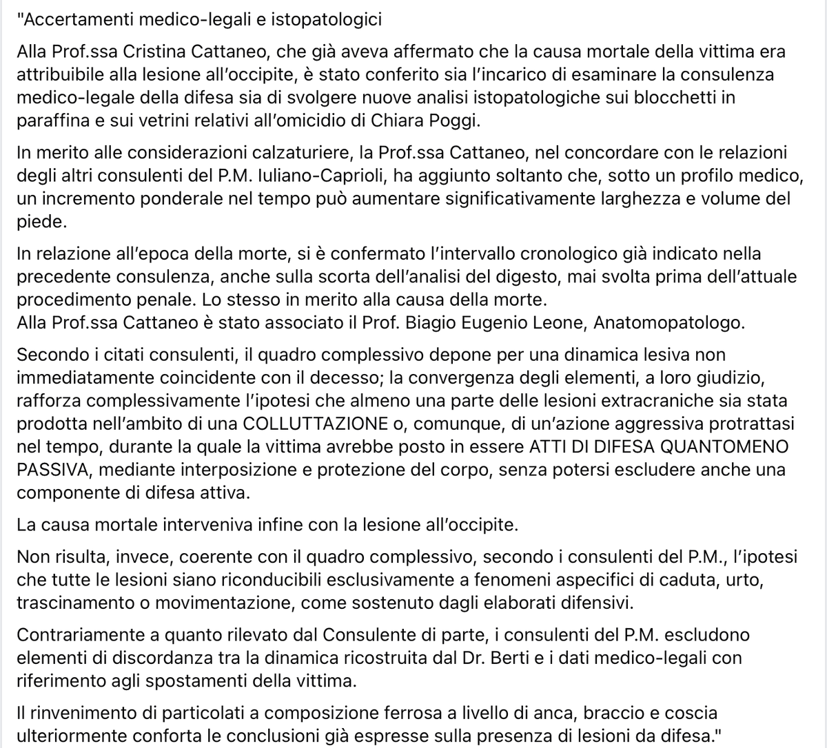 Prof_FMGalassi's tweet photo. GRAZIE PROF. CATTANEO, GRAZIE CRISTINA.

CONFERMATO TUTTO QUELLO CHE HO DETTO PER MESI.

NE ASPETTO TANTI A CANOSSA.

#garlasco https://t.co/Q7NFftaL9F