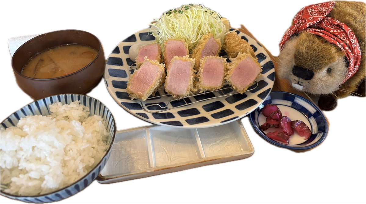 na08tsu20's tweet photo. @hatsu823 ヘレカツマニア@豚彦（大阪・守口）
新食感のトンカツ！お肉なのにとろけました！ぜひ食べてほしい！ https://t.co/vtNz2XDnEf