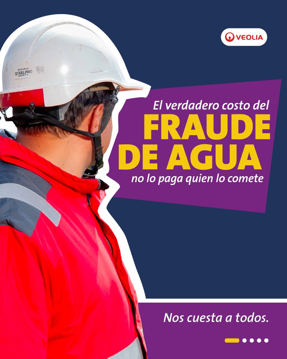 VeoliaAguasNS's tweet photo. El fraude de agua no lo paga solo quien lo comete. ¡Nos cuesta a todos!
Fugas invisibles, desperdicio de agua, menor presión y suspensiones imprevistas pueden afectar a todo un sector.
Y ante los desafíos que trae el fenómeno de El Niño, cada gota cuenta aún más. 🌱💧

En #VeoliaAguasDelNorteDeSantander promovemos una #TransformaciónEcológica que empieza por hacer un uso responsable del agua, rechazar las conexiones irregulares y proteger este recurso que es de todos.

Cuidar el agua también es cuidar nuestra comunidad.