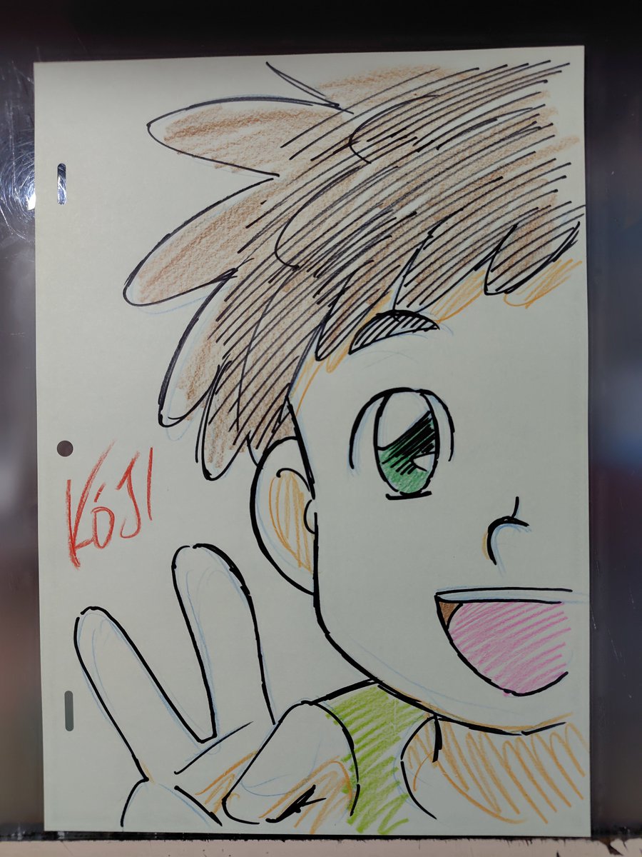 AkinbeMichu0224's tweet photo. 今日もお仕事終わった〜の
3分らくがき(^O^)
#絶対無敵ライジンオー
#星山吼児 https://t.co/X27GSLyI2t