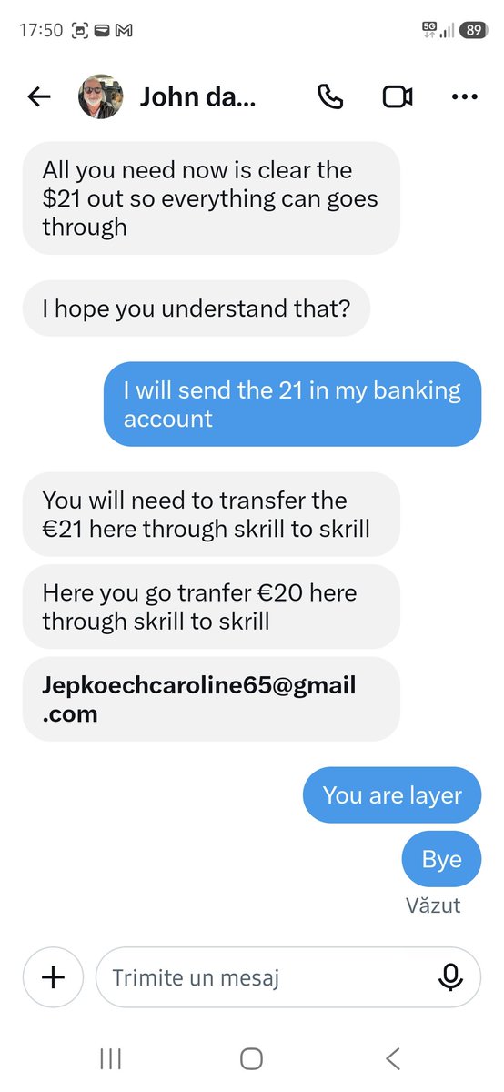 ellyelisa21's tweet photo. @johnmicheal17f He is a big layer.  He just wants to stole your money. Dont have trust ladies https://t.co/l3xtkZ4fCM