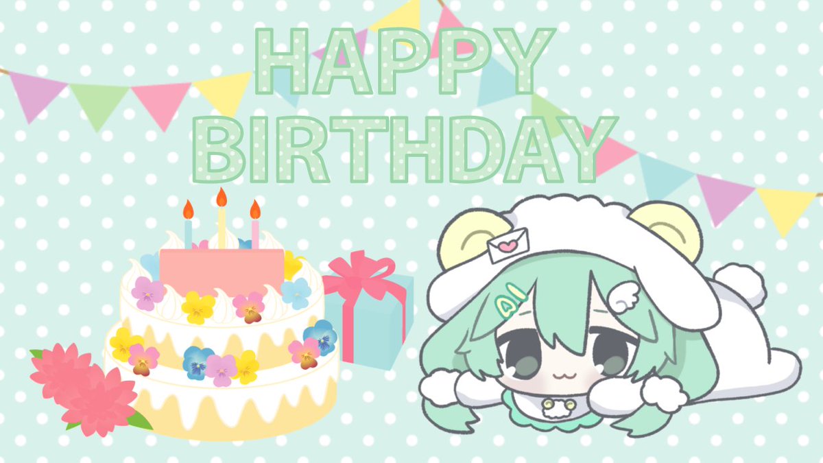 hituzimeeru's tweet photo. ふうせん飛びました！🎈（たぶん）
誕生日迎えた🐑 https://t.co/EHcsansnuV
