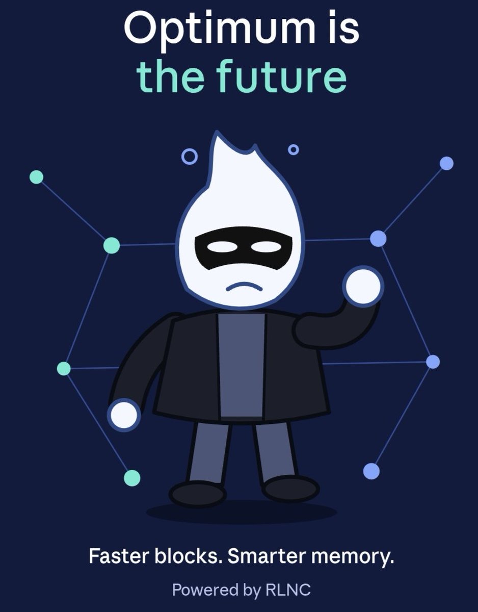 goodhabit300's tweet photo. @get_optimum is building toward a future where blockchain infrastructure is faster, smarter, and more efficient.
With faster blocks and smarter memory, RLNC powered technology is pushing the boundaries of what’s possible on-chain.
#Optimum #RLNC #Web3 #Crypto https://t.co/YMxRz2D39C