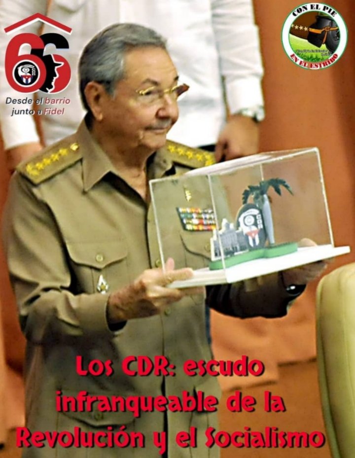 LibiaFernando14's tweet photo. Vigente lo expresado por #RaúlEsRaúl 👇
"Independientemente de lo que el gobierno de los EEUU decida hacer o no , continuaremos avanzando por el camino elegido soberanamente por nuestro pueblo"
 (...) Los CDR...y el partido ,siempre estarán junto al pueblo.#Mayabeque https://t.co/NFcNPOHpAU