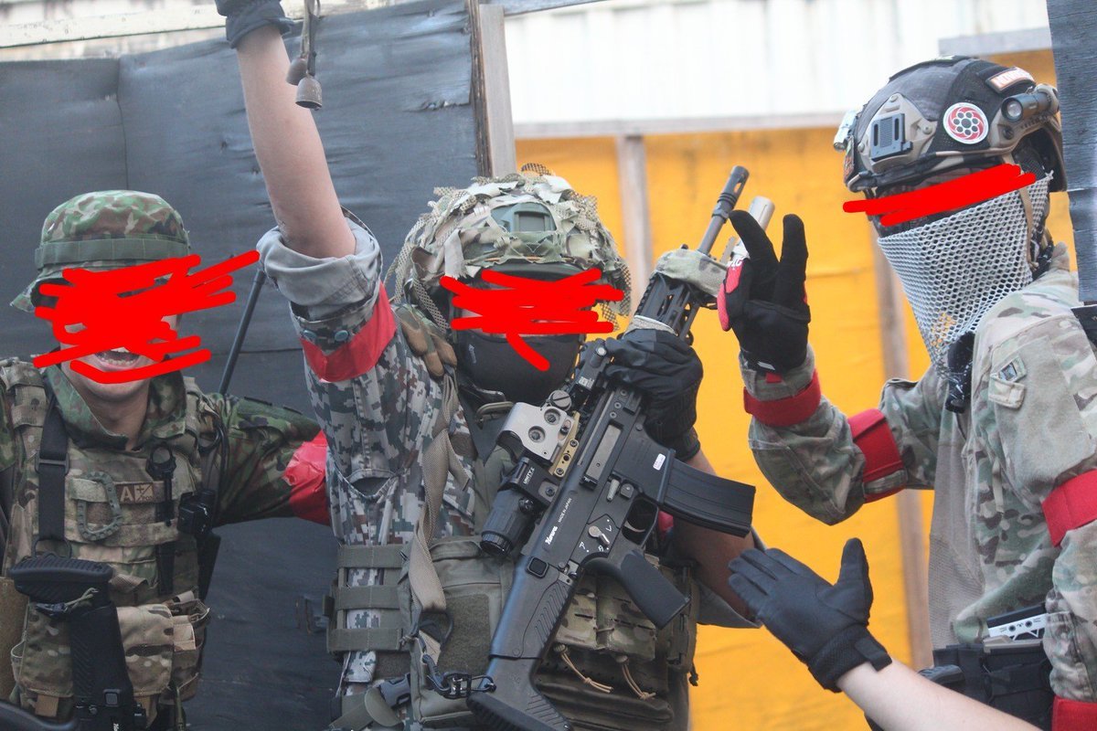 akutokuRTS's tweet photo. 私物装備マシマシ航空自衛隊員風装備でサバゲしました。20式とデジタル迷彩の相性良き https://t.co/nS6yUmTCe1