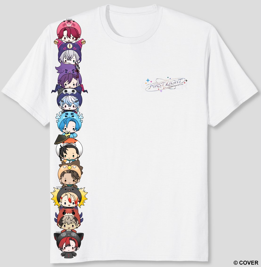 charmychuuyou's tweet photo. i put flayon at the bottom because i dont like him (and hes the strongest) (and because its a rainbow) #FLTshirt #FirstLight2027 https://t.co/fVqbcyX2o2