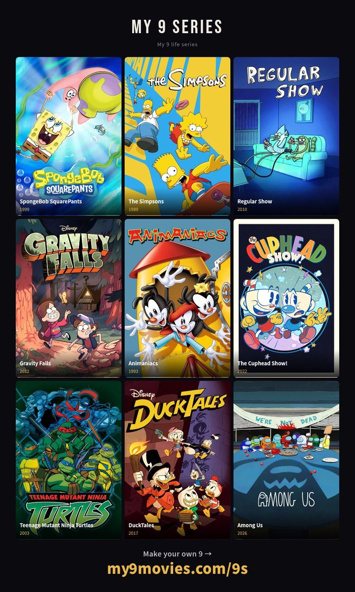 LuigiXP's tweet photo. No order just shows I like I still gotta get back to DuckTales and I need to watch more stuff in general https://t.co/ZBrEocT6xg
