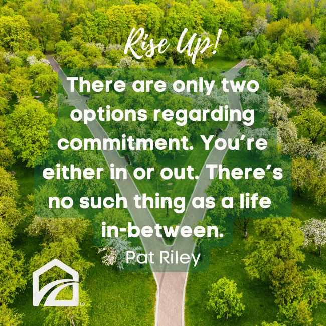 LouiseThaxton's tweet photo. Commitment is more than saying you want something… it’s deciding you’re all in and showing up accordingly. @Fairwaysteve1 https://t.co/gCpiQ0nO7p