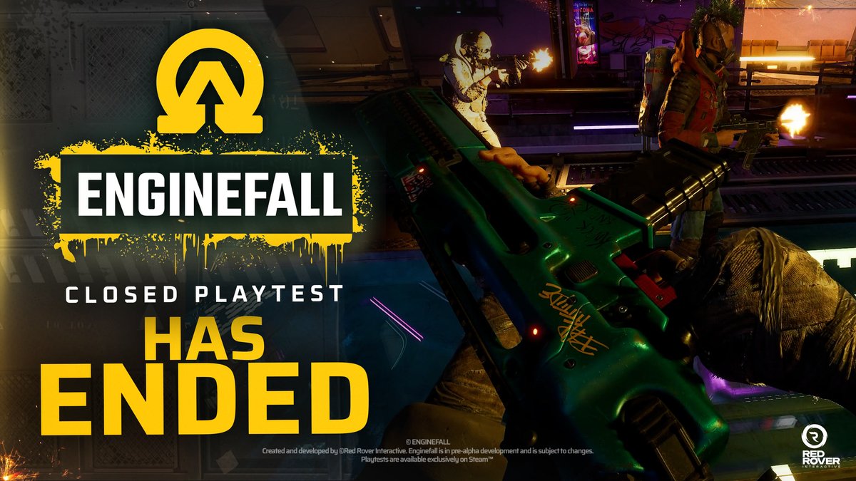 Enginefall's tweet photo. The playtest has now ended. Leave us your feedback! What did you enjoy? What shall we change? 👇 

Wishlist Enginefall on Steam! https://t.co/fGOnkPufAC