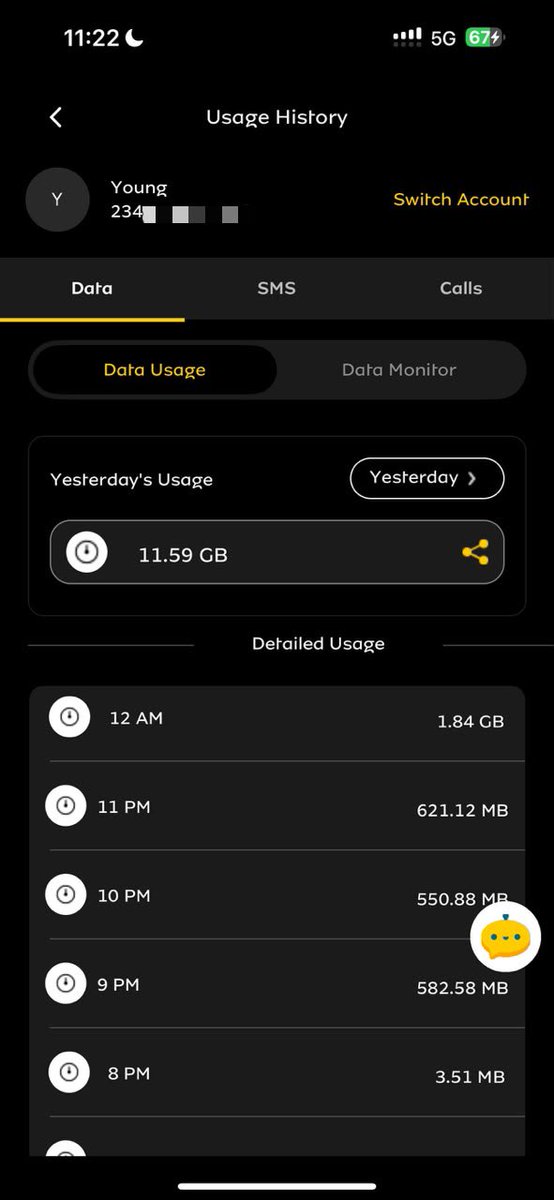 0justme6's tweet photo. @BuggHive @MTN180 tell me why I did 75gb on Thursday and I’m have 45gb left today and just yesterday 11.59gb was removed and I checked the usage everything isn’t up to 11gb are you guys mad ni? And if you call me customer God go punish ur papa and whoever born your papa https://t.co/faIiwopFbm