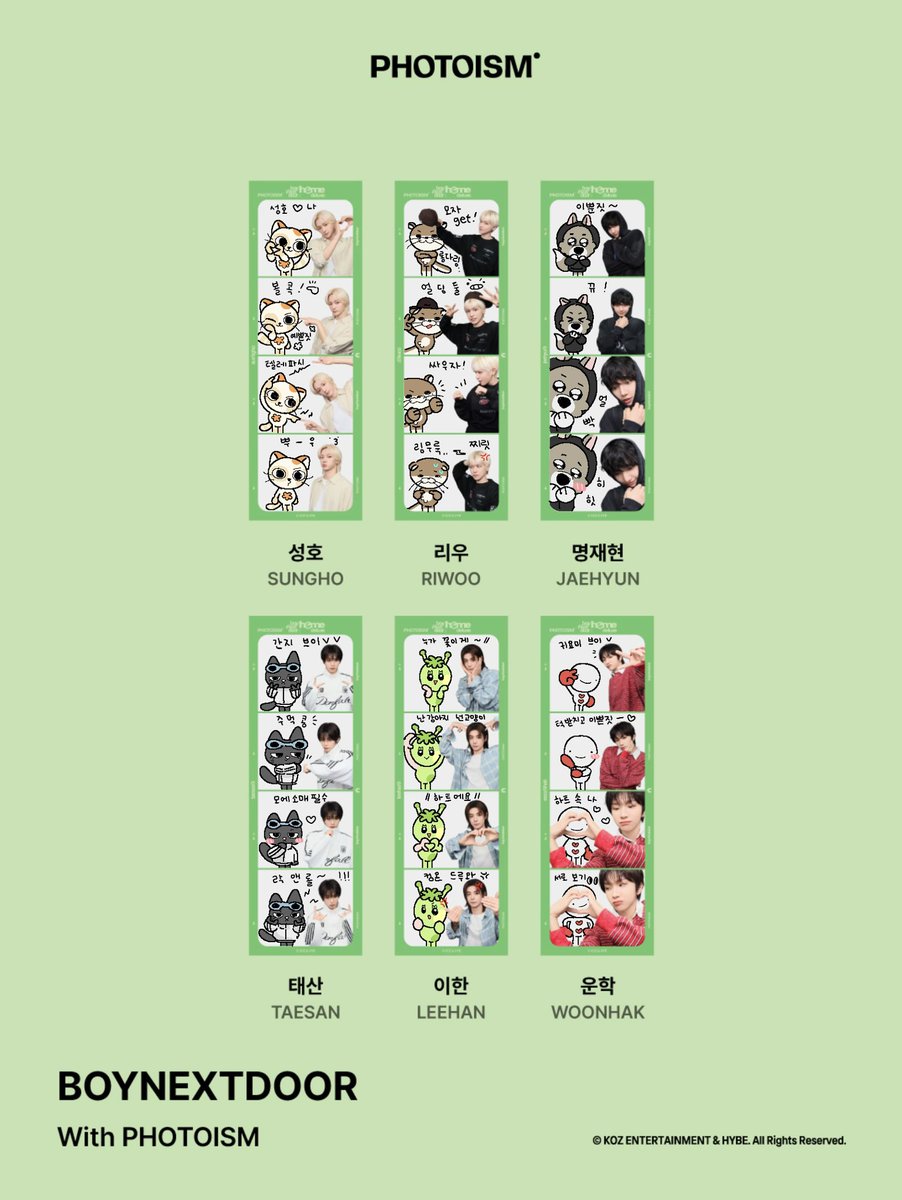 1Door_NYA's tweet photo. 요번 보넥도 포토이즘 포즈추천 — ! !
쁘넥도ver. 🐈🦦🐺🐈‍⬛👽⛄️ https://t.co/MooAxxa2zJ