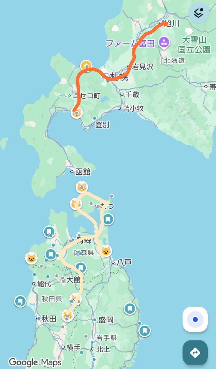 mutangooo's tweet photo. 邊查景點，邊把旅遊筆記ㄉ東西放進來
說真的，🍊的行進距離也是能媲美東北之旅ㄉ……（但東北一定更長
放一下自己加ㄉ清單，之後補其他的再慢慢加
https://t.co/gq2lk7KSVi https://t.co/HVhS9rej2V