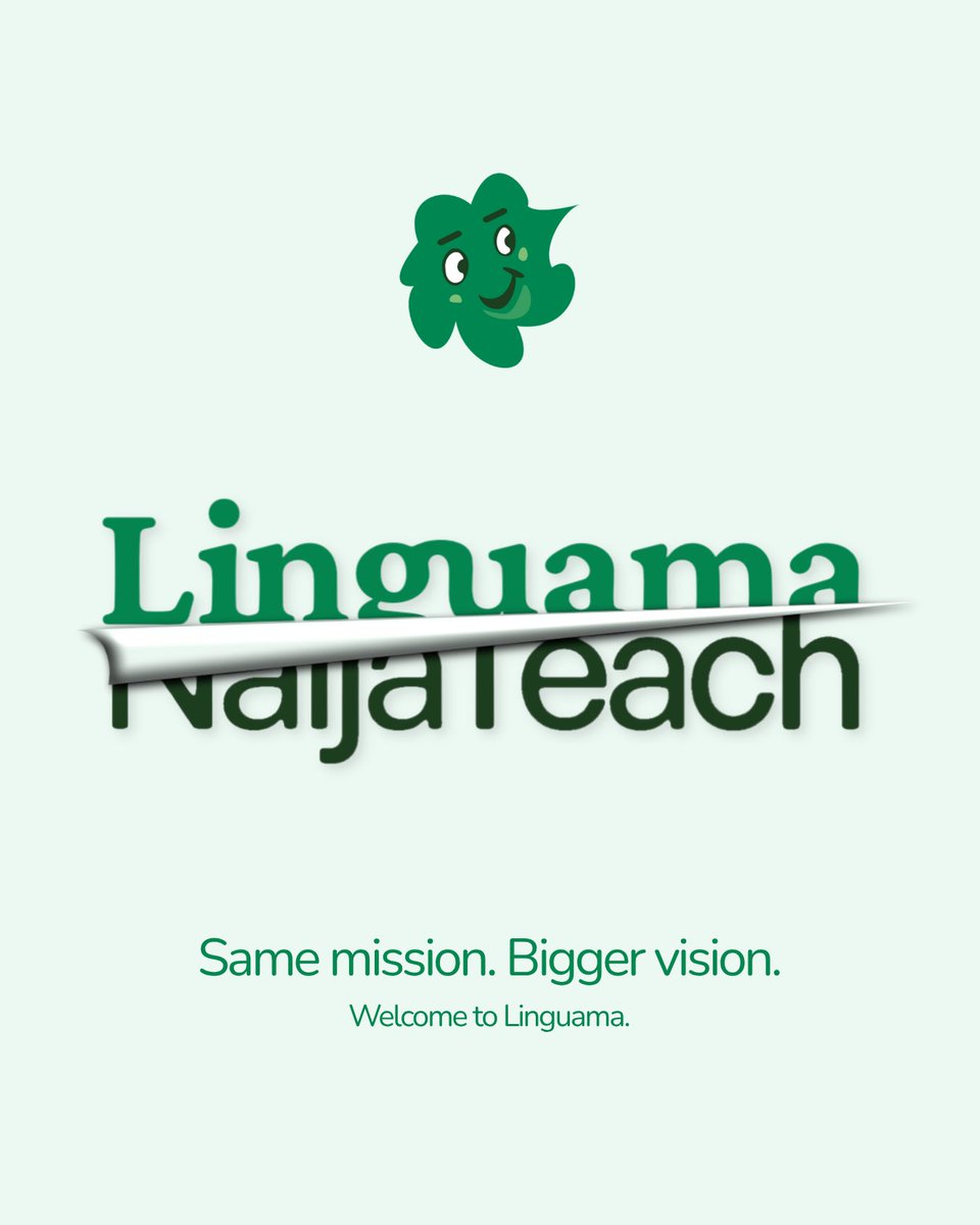 linguamaapp's tweet photo. Linguama is our newest addition.

better features, smoother experience, one goal to make learning Yoruba, Igbo, Hausa, and Pidgin feel like it truly belongs to you.

We've been quiet. Now we're ready.

Follow us. You don't want to miss what's coming.
#Learnlanguages #Edtech https://t.co/Tps8EOUN7s