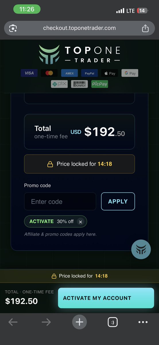 Only1Jxshua's tweet photo. @TopOneTrader 

Help a brother out 😩.
Just this once. A coupon code to bypass. 🤲🏻. https://t.co/loCRy5bsGL