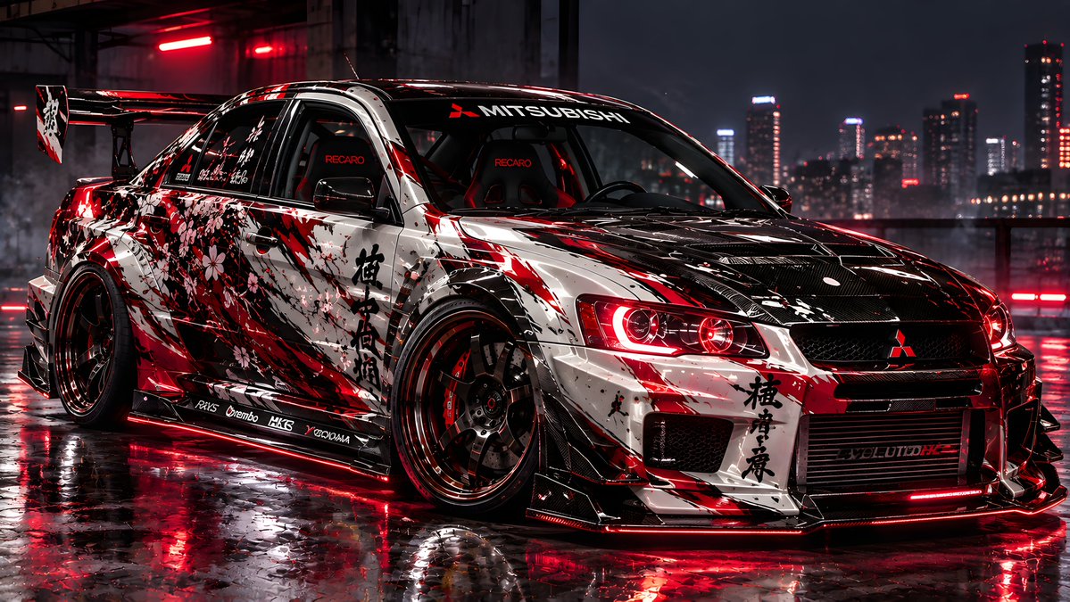 WaifuClaude's tweet photo. Mitsubishi Lancer Evolution Custom Samurai Liver🔥

Available on DeviantArt:
https://t.co/34XZ1BUqJy

#Mitsubishi #LancerEvolution #MitsubishiEvo #JDM #CustomLivery #SamuraiLivery #CarArt #AutomotiveArt #CarDesign #ModifiedCar #Tuning #NightDrive https://t.co/RjLO8MltOJ