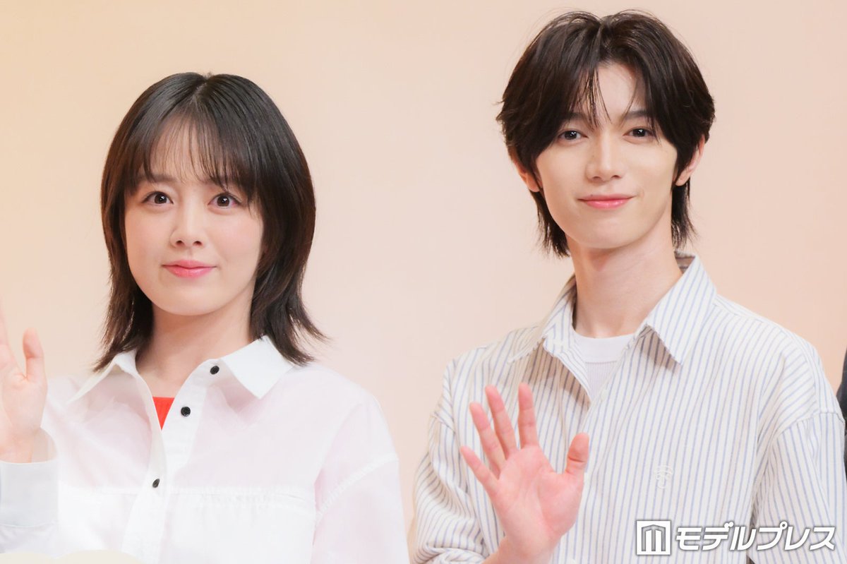 modelpress's tweet photo. 【注目のドラマ記事🎬】

伊原六花、再共演・トラジャ七五三掛龍也の
「かっこいい」と思ったところ✨

Xで話題の“失敗”料理はチェック済み
「ネギが全部繋がっていた」🥬🍳
https://t.co/7QmZcUP7Zg

「現場で監督が演出してくださることに、すごく柔軟に『はい、分かりました。やってみます』っていう受け方をされているので、そこがすごくかっこいいなと思っています」

「小麦とバターと復讐と」制作発表会

#モデルプレスドラマ推し活会議室