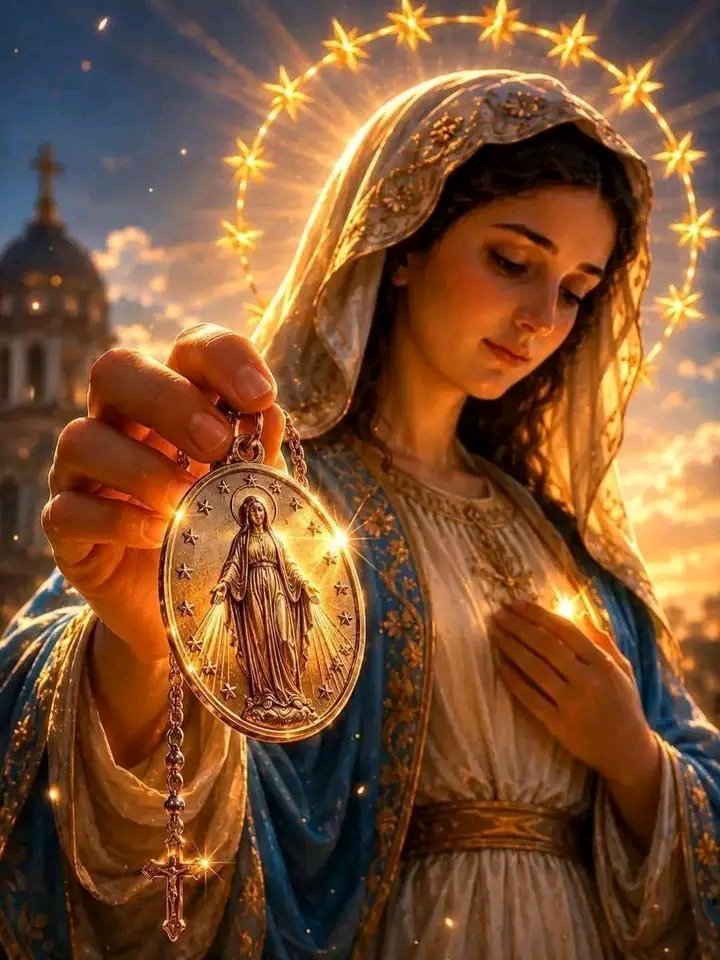 justchinonye's tweet photo. Our lady of miraculous medal, pray for us https://t.co/94L5rI07R2