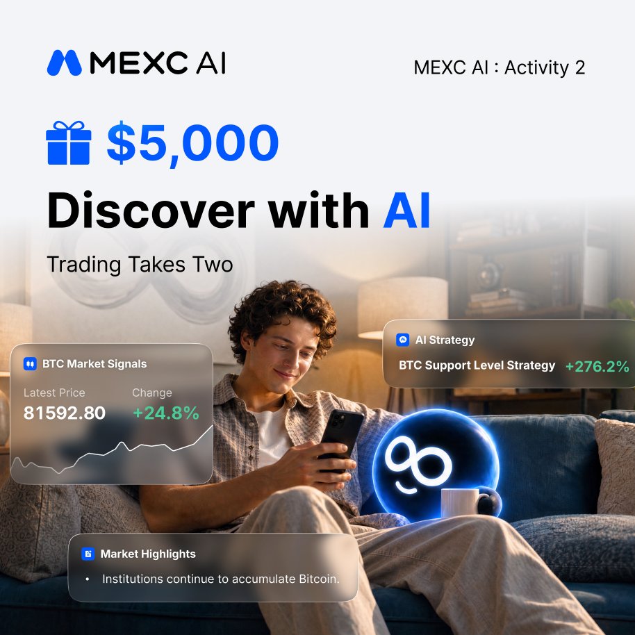 MEXCOceania's tweet photo. 🤖 MEXC AI: Activity 2 is now LIVE!!

🏆 2 winners × 50 USDT! 🪙

🎯 How to enter:
1️⃣ Follow + 💙 + RT
2️⃣ 🔗 Access MEXC AI:
https://t.co/OFahrYCSvS
3️⃣ 📝 QT this post, share a screenshot of your most interesting experience or discovery with MEXC AI, and tag @MEXCOceania + #MEXCAI 
4️⃣ 📋 Submit the participation form 👉 https://t.co/wskFx3EeD5

🍀 Good Luck!

⏰ DDL: October 11

#MEXC #MEXCOceania #Tradingtakestwo #MEXCAI