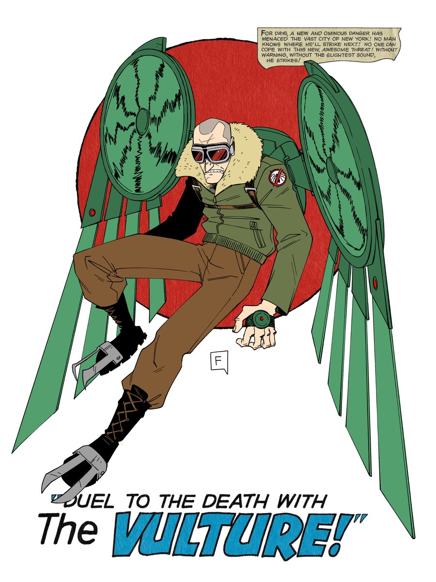 ferranteartes's tweet photo. THE MARVEL AGE
#029 - VULTURE https://t.co/Z9wO9Vbgm7