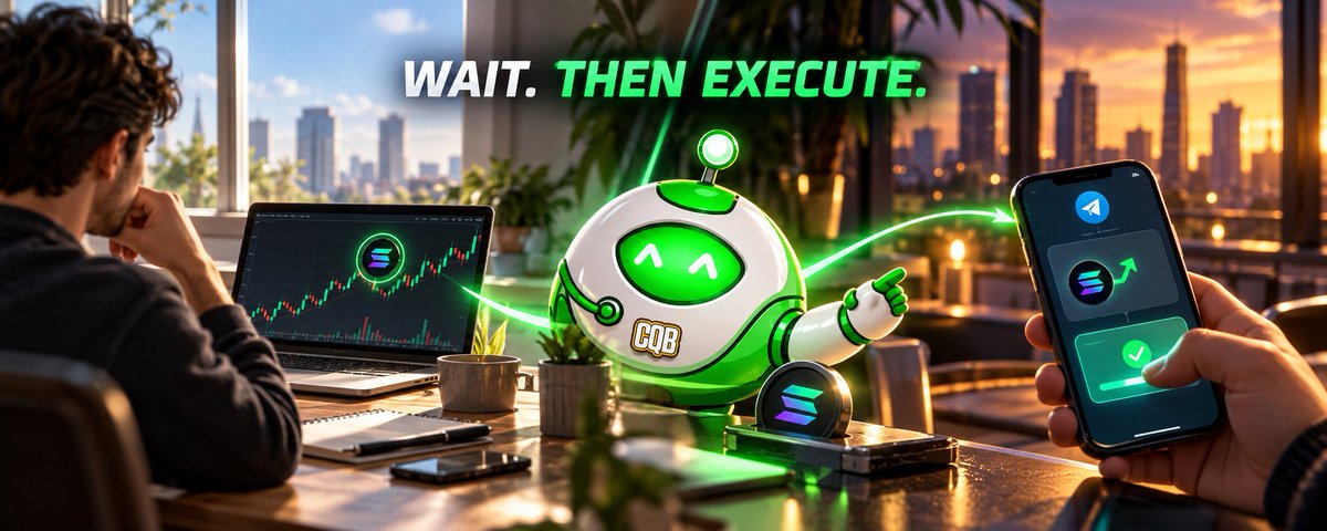 cryptoquickbot's tweet photo. You check Solana before lunch.

One token looks interesting, but not enough to force a trade.
You leave it alone.

A few hours later, the setup finally confirms.

That’s when CryptoQuick Solana Bot becomes useful not for finding the trade, but for acting when you’ve already decided it’s worth taking.

https://t.co/wOKnnHRZtZ