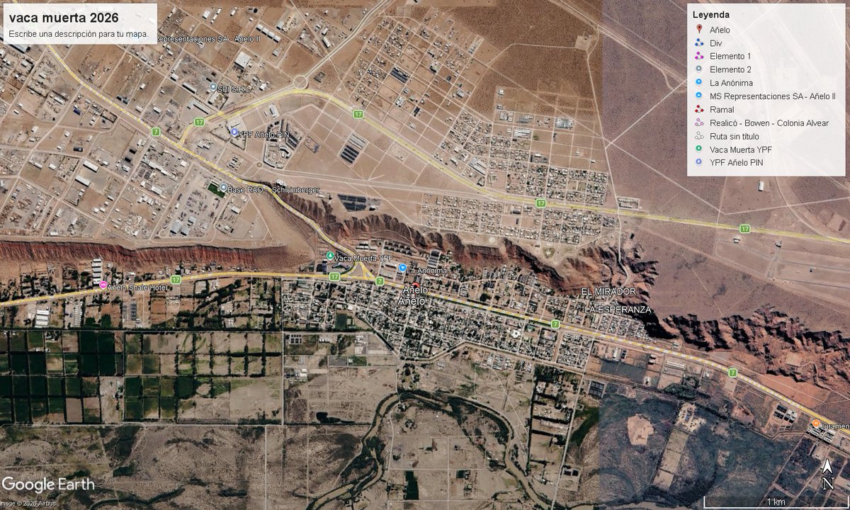 hhdospierre's tweet photo. "Vaca Muerta no derrama, ni siquiera en Neuquén". La realidad siempre se subleva: esto es lo que muestra el Google Earth. https://t.co/yGvRMlAukj