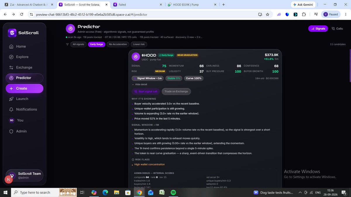 CompellingCoins's tweet photo. Just made my first pull test with @solscrollapp predictor
and I just got a crazy return, And it just costs 0.3 $SOL to access! Link in bio. https://t.co/bvoVAZZ2gT