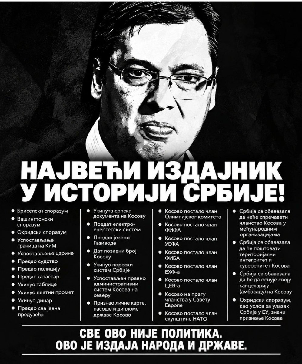 acaloncar's tweet photo. @DjokicAndjelka Rezultati SNS po pitanju Kosova https://t.co/bKLpBB5G8b