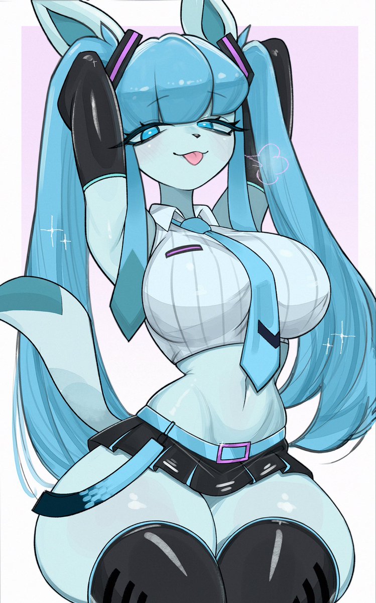 sverkhova's tweet photo. Glaceon Miku #pokemon #glaceon #eeveelutions https://t.co/TtHlCJwmg9