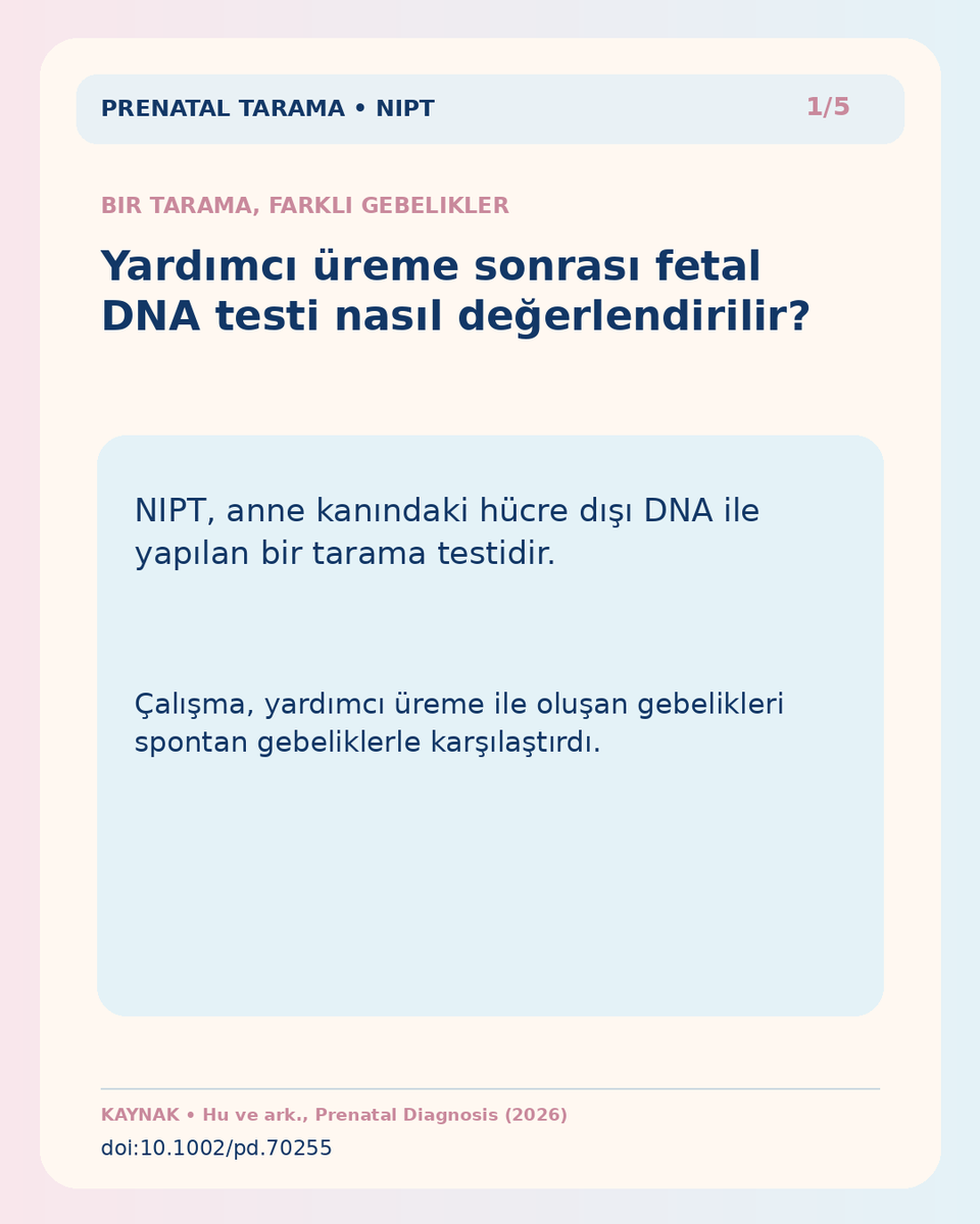 cihatsen's tweet photo. Yardımcı üreme sonrası NIPT bazen sonuç vermez. Çalışmada oran %0,60'tı. Sonuç yoksa sonraki adım ne olmalı? https://t.co/MBznHiu527 #NIPT #IVF #Gebelik #FetalDNA #Tarama #Genetik #Ultrason #FetalTıp #Perinatal #Prenatal https://t.co/4KvvljVS2F