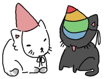 applemorrow's tweet photo. The kittens that I hate and they're partying what's wrong with them #patchbreakers https://t.co/hxV5rdXWld