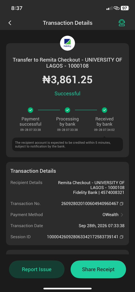 Jeuwealth01's tweet photo. @RemitaNET @RemitaNET Please I made payment for application form this morning, till now it is yet to reflect and you guys are not even replying my DM and my Mail https://t.co/PeBOaK6TAZ