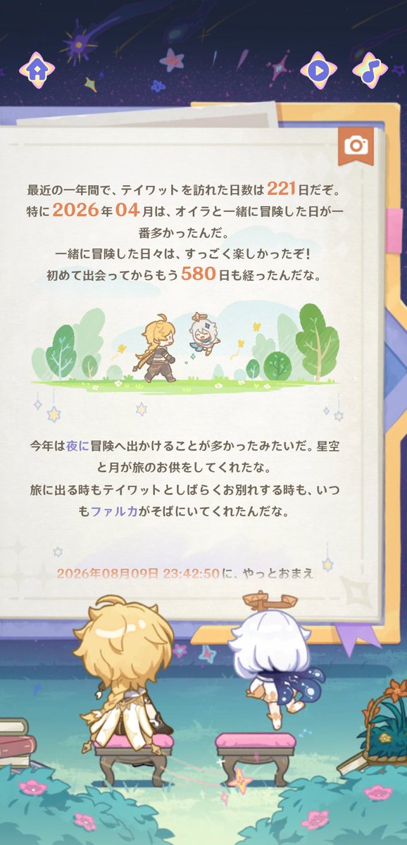 aru_misu's tweet photo. 旅の記録かわいい～1日に14時間も遊んでた日があったんですか…！？ https://t.co/WNrZ1O6rnK