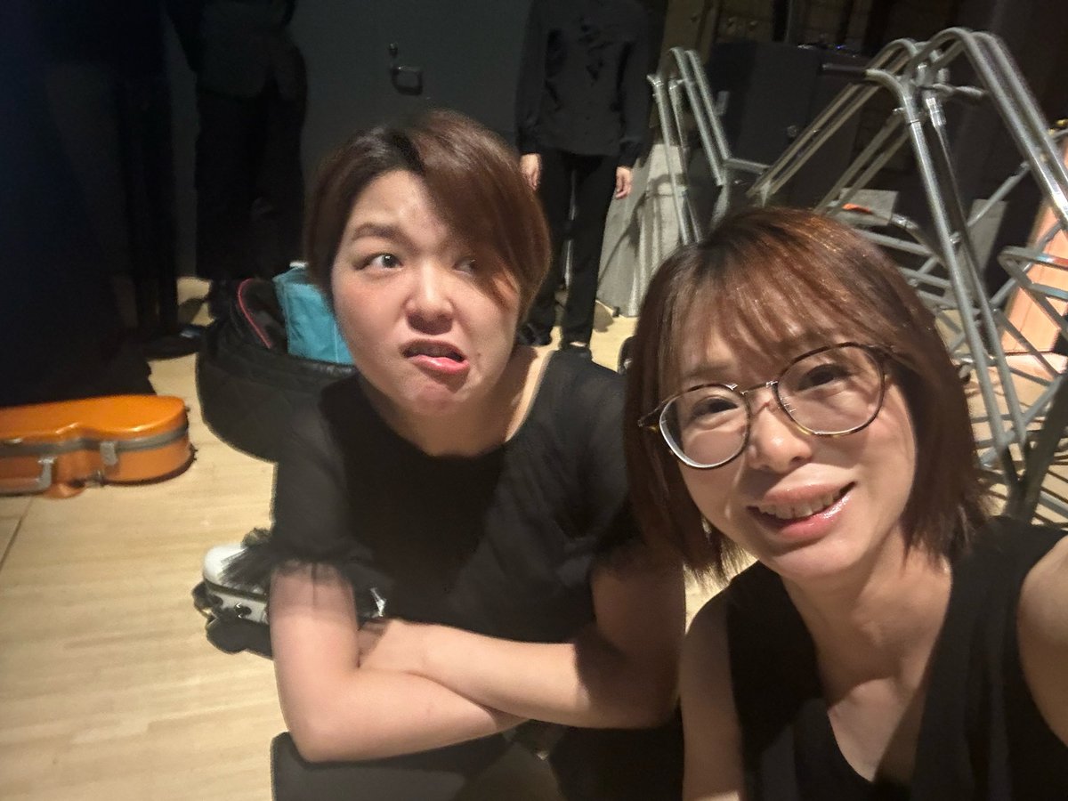 A_liantom's tweet photo. 昨日は、マニアックすぎるプログラムで活動をしている「オーケストラエクセルシス」さんで演奏させて頂きました。
シンディングの曲は難しすぎてびっくらこいたけど、練習し甲斐がある壮大で素敵な音楽。
キョンちゃんと一緒で大変心強かったわ。

＠suzukyon0327 
@orch_excelsis https://t.co/gZohXLauSZ