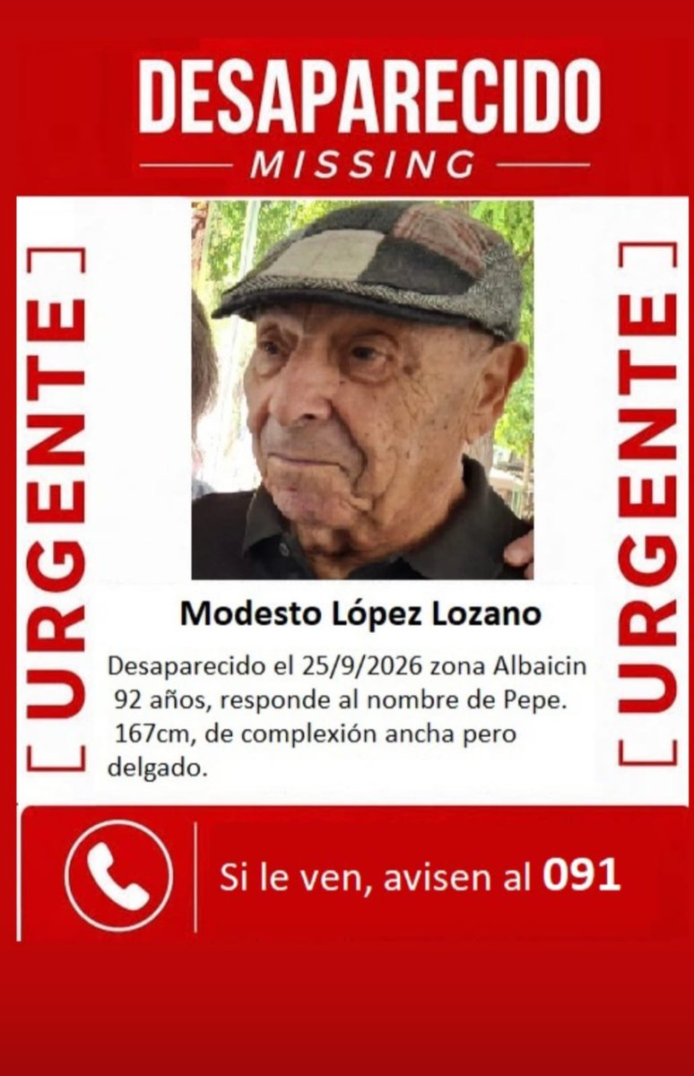 AAlbayzin's tweet photo. Buscamos a nuestro vecino https://t.co/gNoAPAXnqF