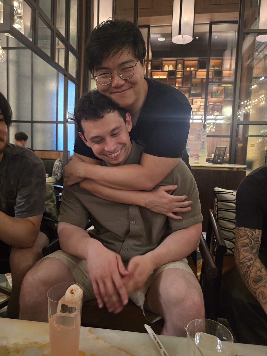 Blitz_DotA's tweet photo. Took this photo the night we lost Ti we beefing big time. Nisha won’t read any of this but it’s more for the community, I love this man forever and you can talk all the shit you want about how he carried us and youd be absolutely right . Glad we won the big one together friend https://t.co/UT85M08on5