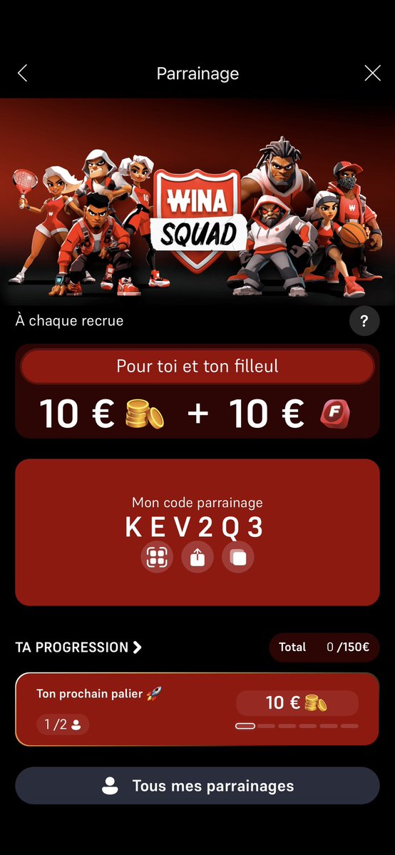 KevinBessa's tweet photo. Tu aimes les pronostics foot ?
Rejoins la team sur Winamax avec mon code de parrainage 🎯
KEV2Q3
🎁 Bonus de bienvenue
⚽ Pronostics réguliers
💰 Objectif : faire grimper la bankroll
#LDC #Teamparieur #Teamparieurs #Pronostics #prono #pronos https://t.co/27hLU3tQQ0