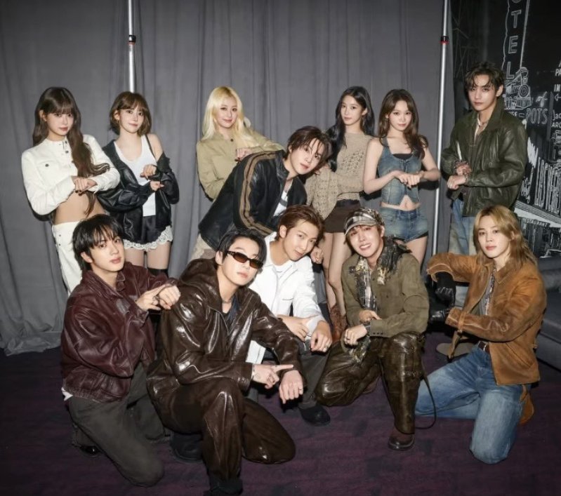 adorevjungkook's tweet photo. Dumbass, that’s the director’s signature pose and a gesture of respect. She’s done the exact same thing with other artists she’s worked with as well. BTS respects women https://t.co/Kfplj8mwtE