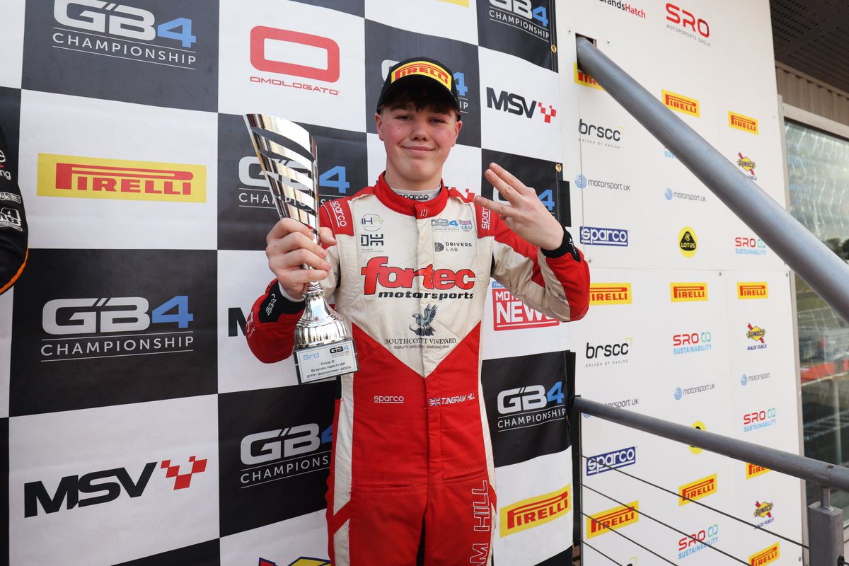 FortecM's tweet photo. GB4 2026 signed off at Brands Hatch 🏁

Thomas took third in the first two races and finished fourth in the championship, Franciszek sealed the Rookie title with two more class wins, and Jordyn ends the year as the top female driver with €50,000 towards F1 Academy. https://t.co/pIxzABS4bO