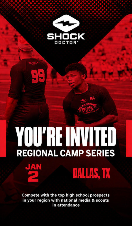 XavierD1ittle's tweet photo. Woke up this morning to a camp invite!! Very excited to show my skills and get better and a big thank you to @youareathlete 🙏 @GBock24 @Coach_SandersQ @coachbailey_abc @tctabler @PrepRedzoneAR @ARPrepSports @BryantHornet212 https://t.co/aLXPGjI2oO