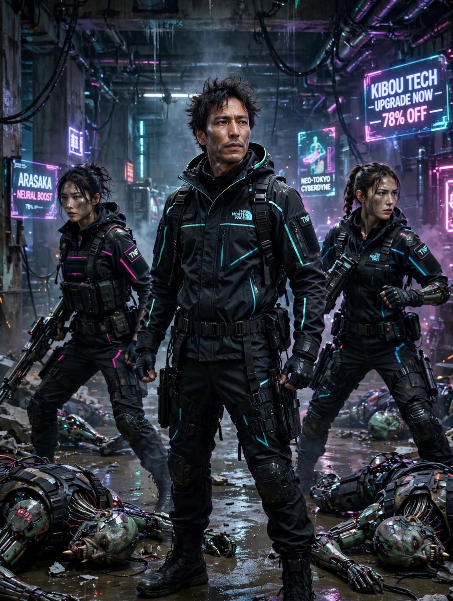 RexLucianAI's tweet photo. While you’re here wasting time on bullshit,
I already saved the world this morning 🤭
Have a nice Monday!
#NeoTokyo #AIart #SciFi #TacticalFashion #Worldbuilding #nInshaat https://t.co/PTQgsBhddB
