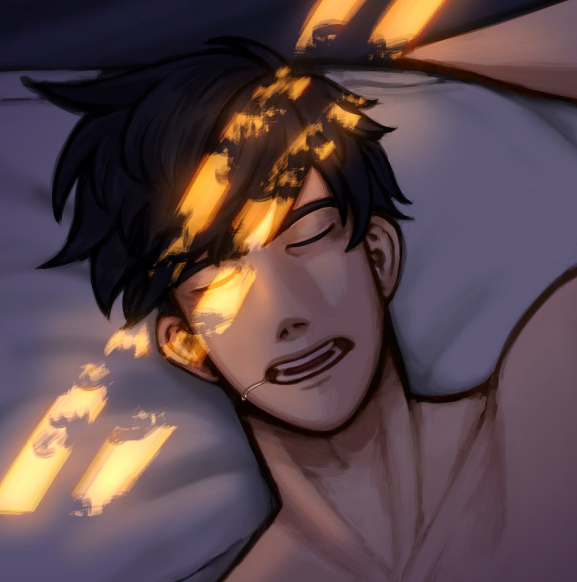 nullynyx's tweet photo. He wonders ho— nvm he fell asleep. https://t.co/ADTm8g95CT