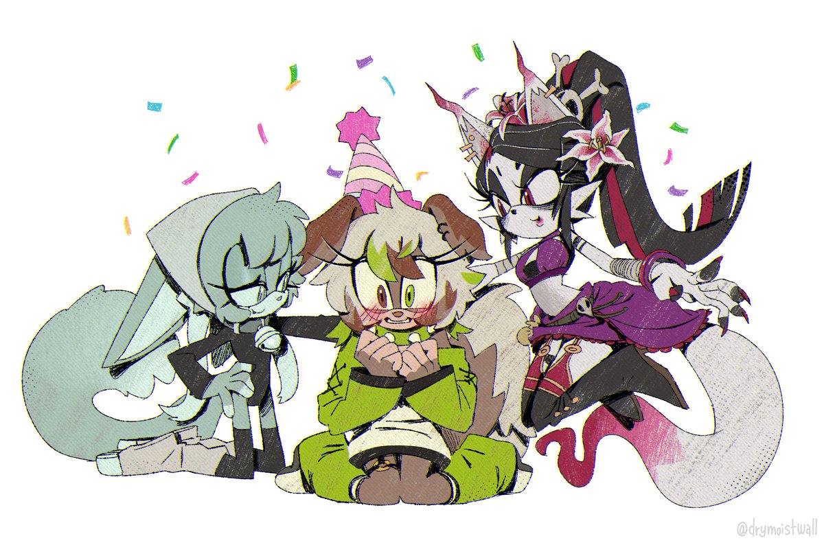 SugaiNikki's tweet photo. HAPPPY BDAY TOOO @IrisDreadnought 

So happy I met u and ur WAIF
MWAH

🎨: @/drymoistwall https://t.co/r1RFx835AF