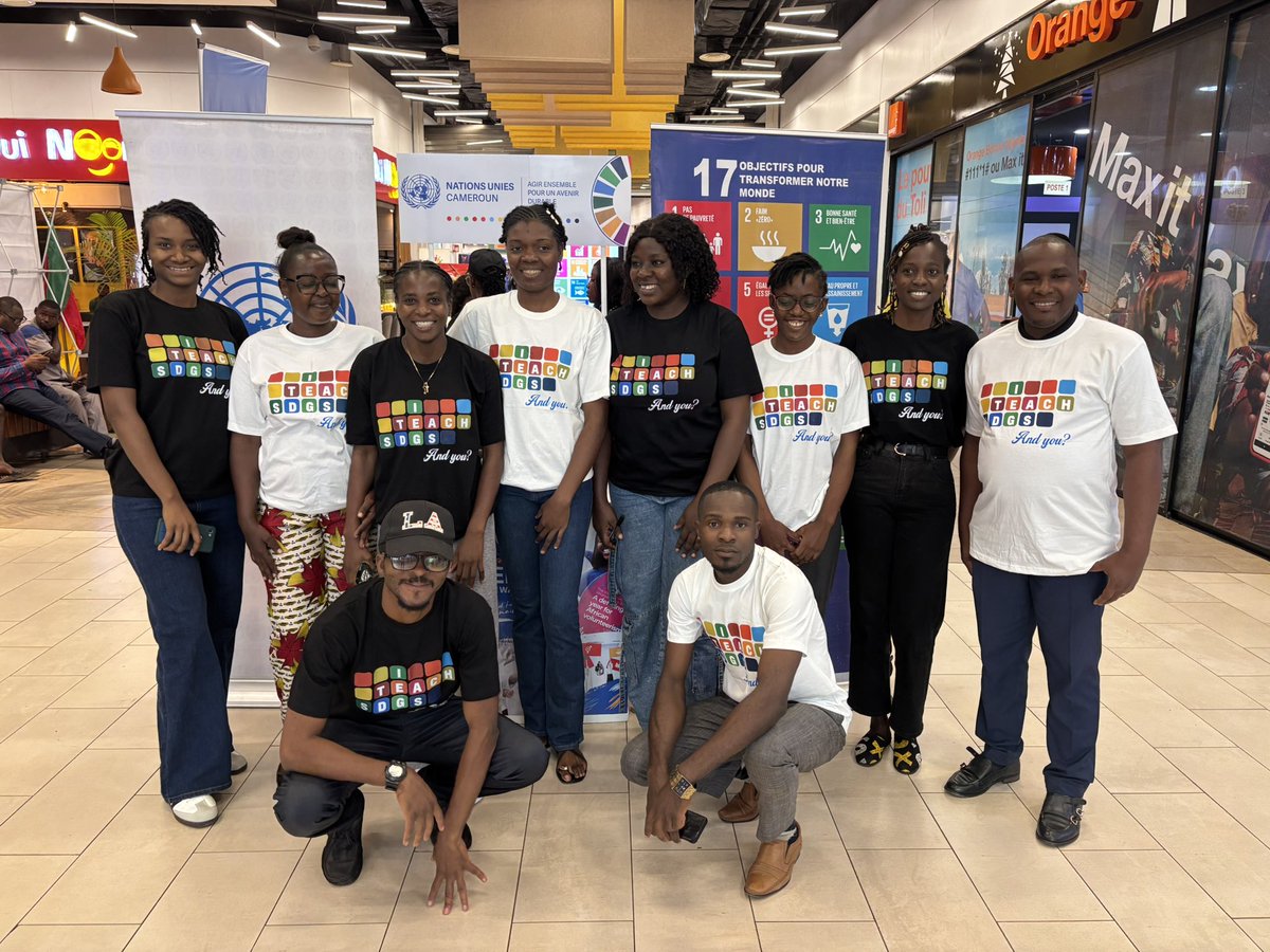ong_jadd's tweet photo. 🌍 Ce 25 septembre 2026, JADD a participé à la Semaine des ODD à Playce Warda, Yaoundé.
🌱 Une mobilisation collective pour faire vivre l’Agenda 2030 au Cameroun et sensibiliser aux enjeux du développement durable.
#ODD #JADD https://t.co/jWI38CwOFk