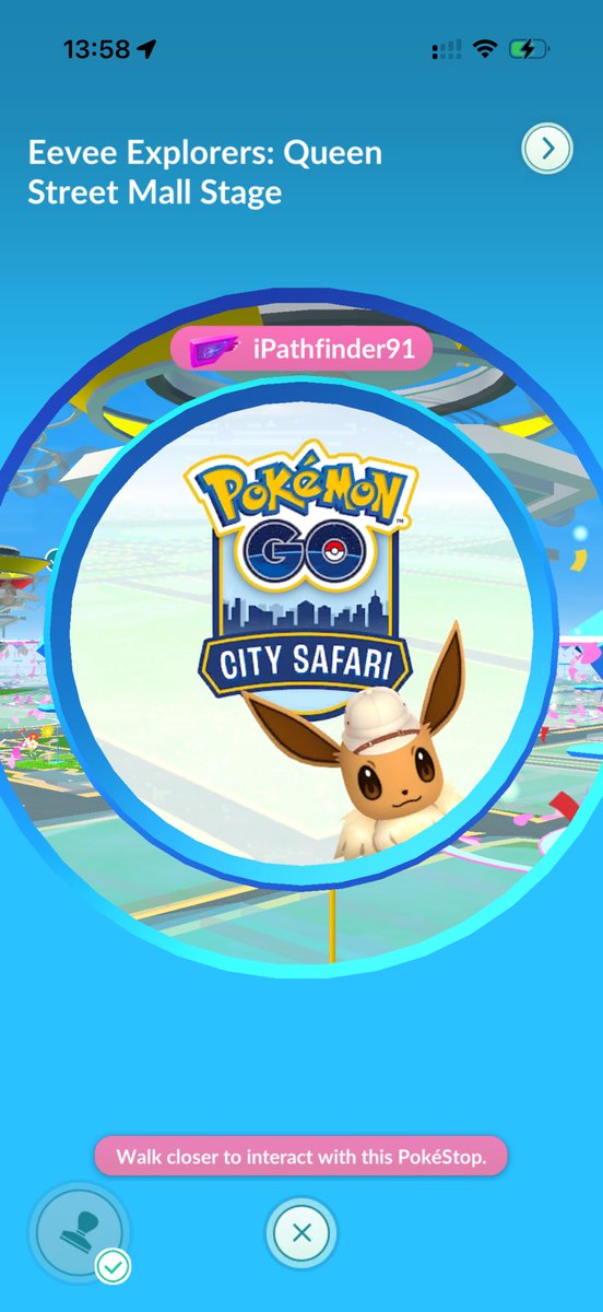 iPathfinder91's tweet photo. It’s a wrap for this #PokémonGo event! I may not be able to catch a Shiny #CitySafariBrisbane Eevee, but it’s awesome visiting Oz again after 9 years, and met new friends too! 

I also enjoyed having the Golden Gaytime Ice Cream while grinding for Shiny Hawlucha and Flamigo! 😄 https://t.co/WShW9WOFsz