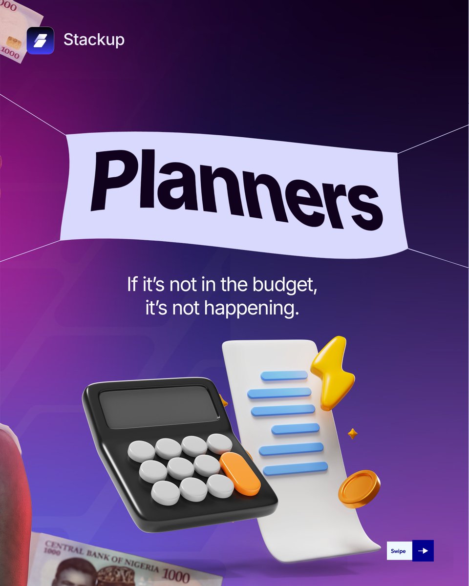 Getstackup_ng's tweet photo. Salary week has entered the chat. 

Your transaction history is about to expose you. 

Some of us got paid and immediately started budgeting, saving, and planning ahead. 

Some got paid and said, “I deserve to enjoy small.” 

And some are already wondering how salary https://t.co/dj3mQ4Hisg